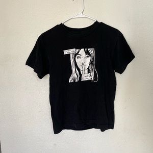Brandy Melville Black  T Shirt Size Small
